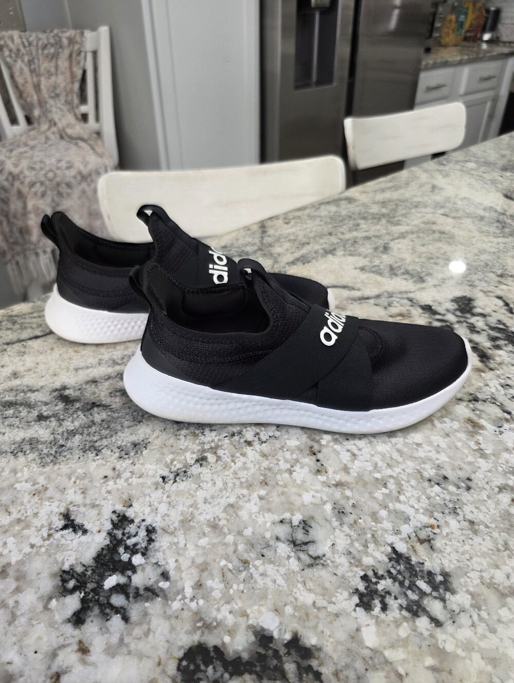 Adidas Women's Puremotion Adapt Shoes in Core Black. Preloved.